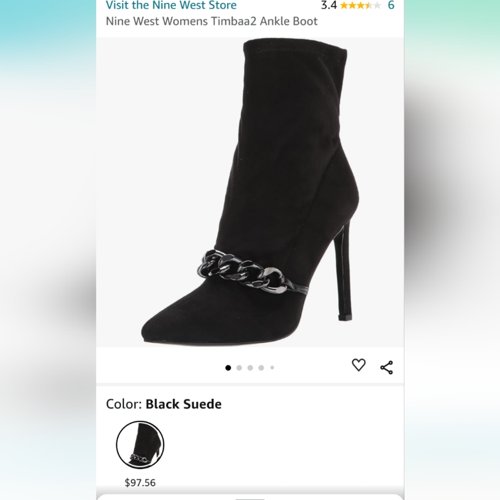 Nine West Stiletto Dress Bootie. - Picture 11 of 14